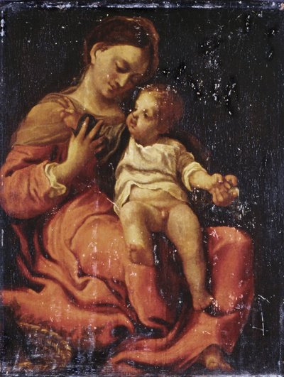 マドンナと子供 作： Antonio da Correggio